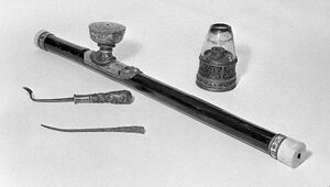 Opium pipe Wellcome L0007579