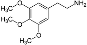 Mescaline Structural Formulae