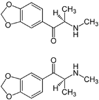 640px-(±)-Methylon Enantiomers Structural Formulae