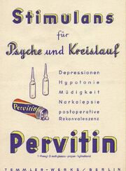 Werbeplakat-Pervitin