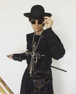 Zac Oyama in Chosen One costume