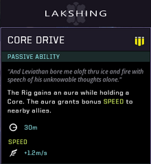 Core drive gear