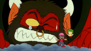 Arale making Gyaska cry