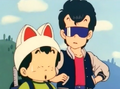 Peasuke with Taro in Dr. Slump