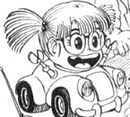 Arale's temporary remote car body