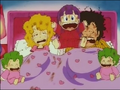 Arale is so excited, but what for?