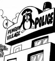 Penguin village police station