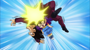 Arale Wrecks Vegeta