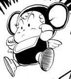 Gatchan overcoming Caramel Man 007's blows.