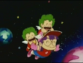 But, Arale and Gatchan's are going to wake him!