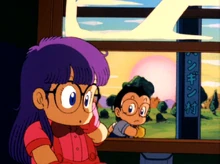 Arale on train