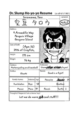 空太郎ページ Taro Soramame | Dr Slump Wiki | Fandom
