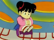 Tsururin levitating.