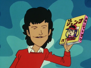 Torishima advertises Shonen Jump