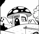 Sarada Residence in the manga
