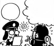 Unnamed dog cop manga