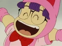 Arale laughing