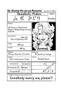 Midori's Ho-yo-yo Resume ID card.