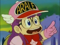 Even Arale noticed their reaction.