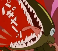 Dodongadon with his back mouth opened
