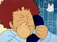 Torishima picking his nose