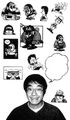 All the depictions of Toriyama in Dr. Slump