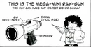 The big-small ray gun.jpg (65 KB) Senbei introduces his new invention