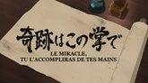 Le miracle, tu l'accompliras de tes mains