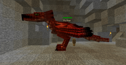 A fully grown tamed mother wyvern.