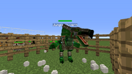 Jungle wyvern with eggs