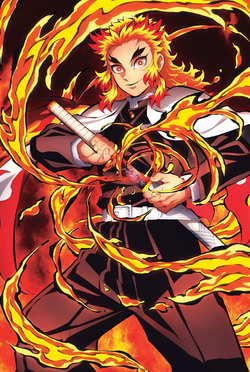 Flame Style Hashira :hashirakyojuro rengoku