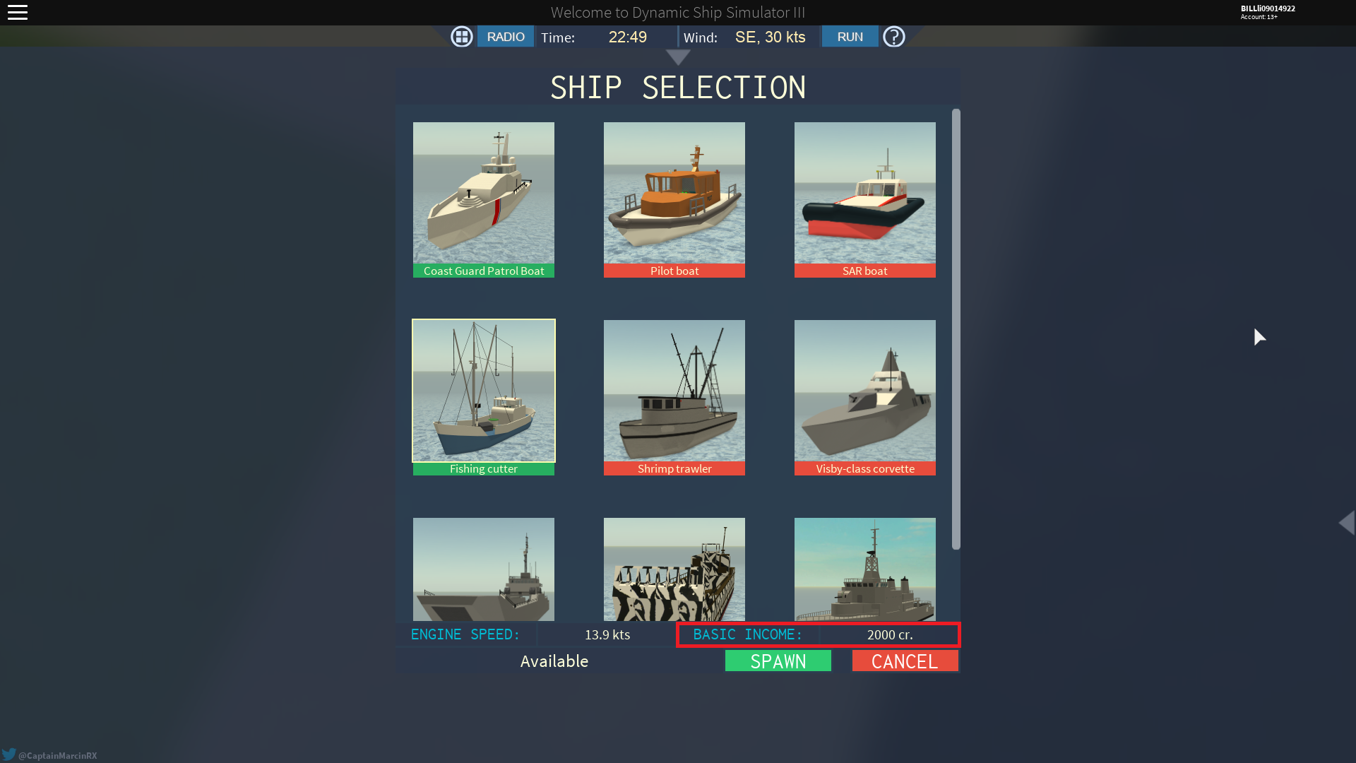 Credits Dynamic Ship Simulator Iii Wiki Fandom - roblox dynamic ship simulator 3 how to get money fast