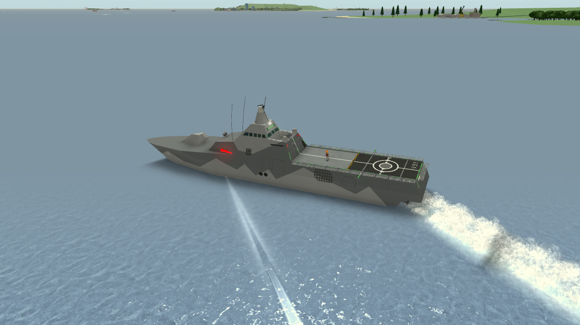 Visby Class Corvette Dynamic Ship Simulator Iii Wiki Fandom - dynamic ship simulator iii roblox