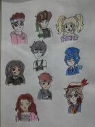 Fanart del cast de WTFB por Mechitas.