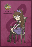 Póster promocional de Kari para Wiki Total: All Stars.