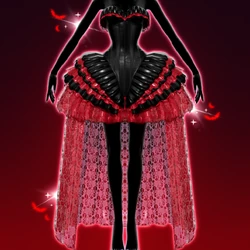 supernatural dress to impress Dark Red Lace Off-the-shoulder Trumpet Prom Dress main image 0