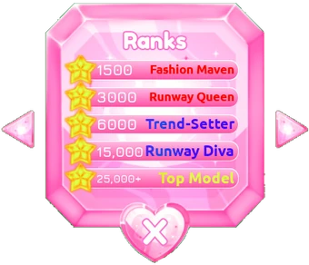 Ranks | Dress To Impress Wiki | Fandom