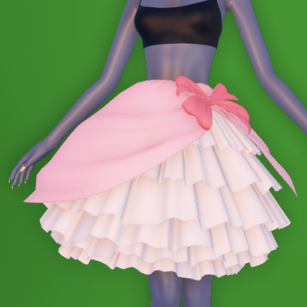 Treat ürself fluffy rose volume skirt Treat ürself fluffy rose volume skirt fluffy rose volume