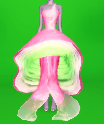 green emerald velvet dress Pink Wicked Glinda Dress by Ariana Grande Glinda Costume – CoserZ main image 0