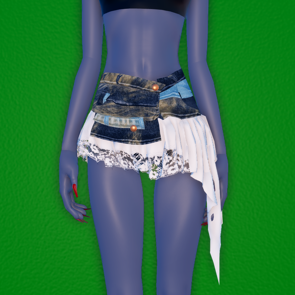 Denim Rag Skirt | Dress To Impress Wiki | Fandom