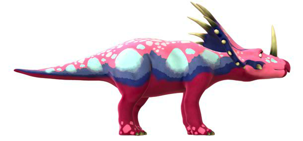 Styracosaurus was a relatively large dinosaur, that grew to about 18 ft and...