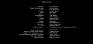 Season 1 Credits