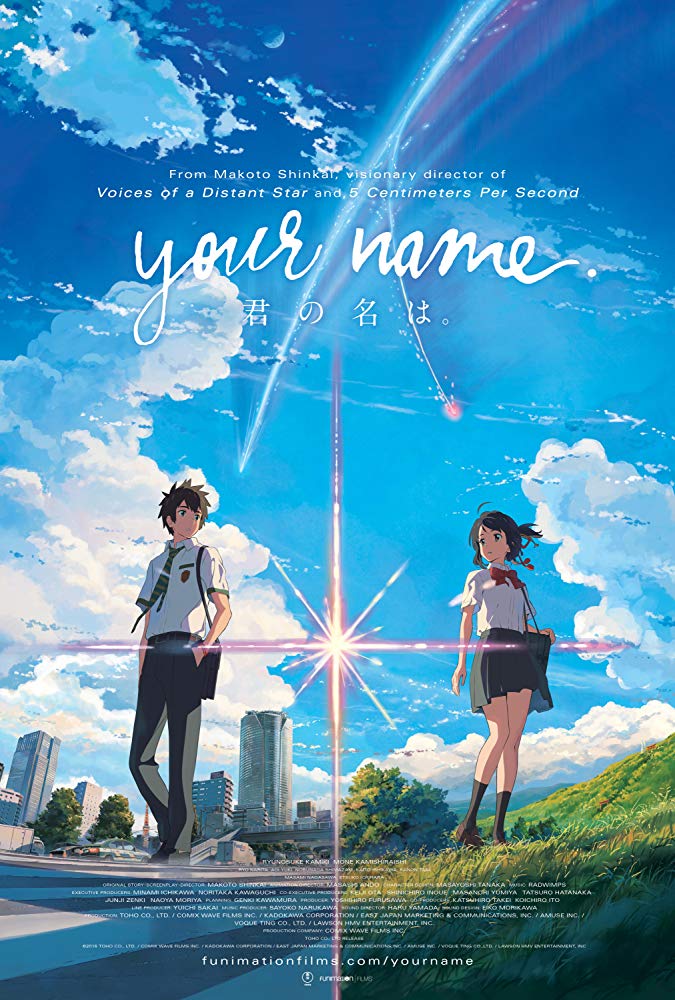 Your Name. English Dub Cast, Dubbed Trailer Revealed - Anime Herald