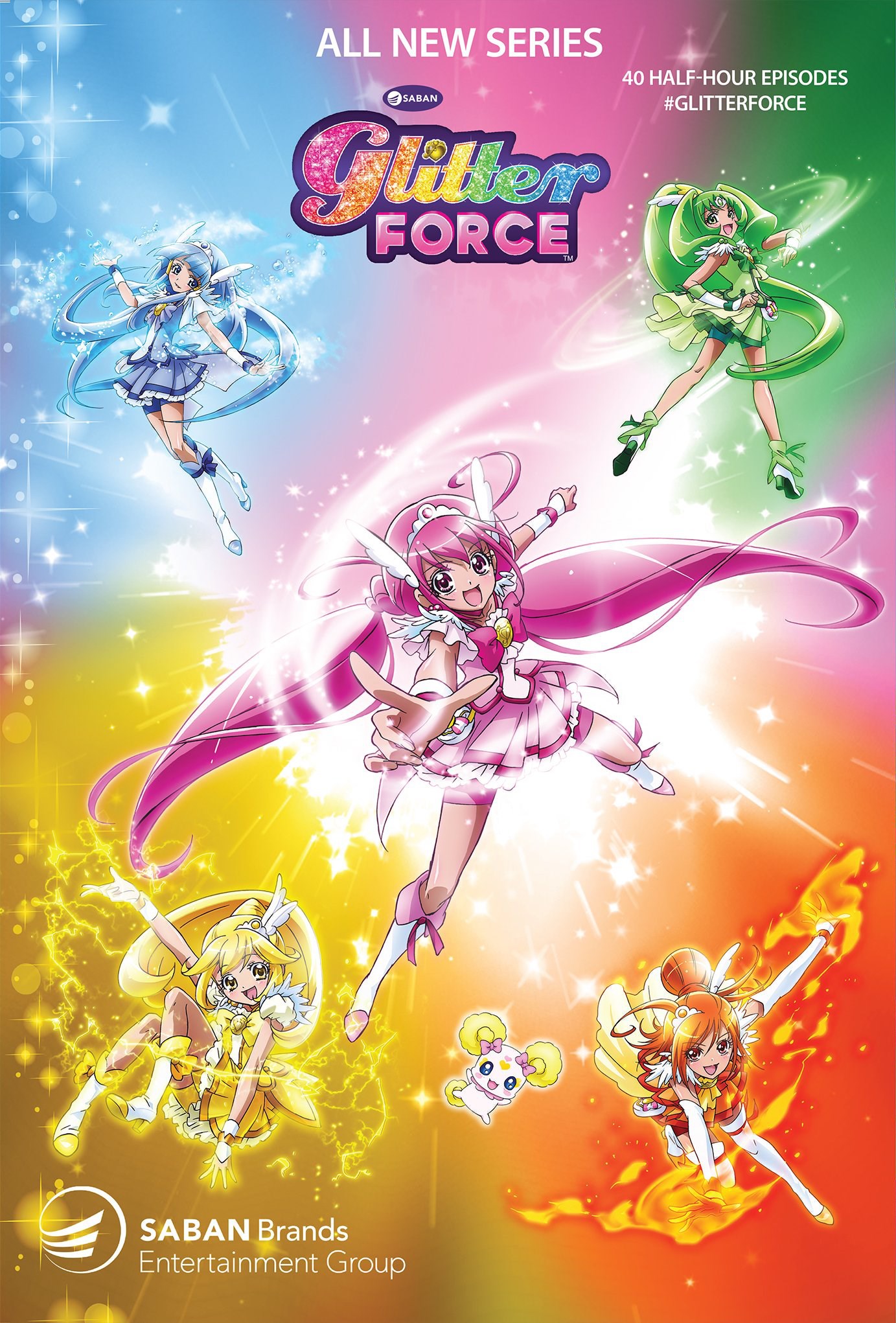 poster Smile Precure Pretty Cure Glitter Force anime Miyuki Emily Kise Lily