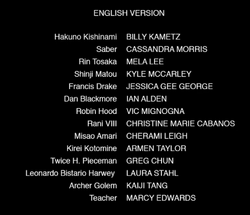 Fate Extra Last Encore Dubbing Wikia Fandom