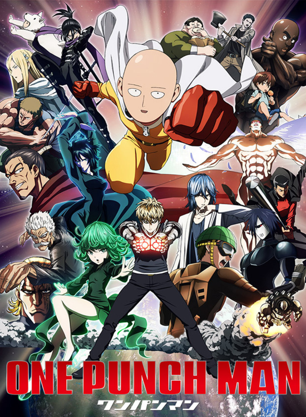 One punch man, anime, baldy, god, hero, one punch man, saitama, HD