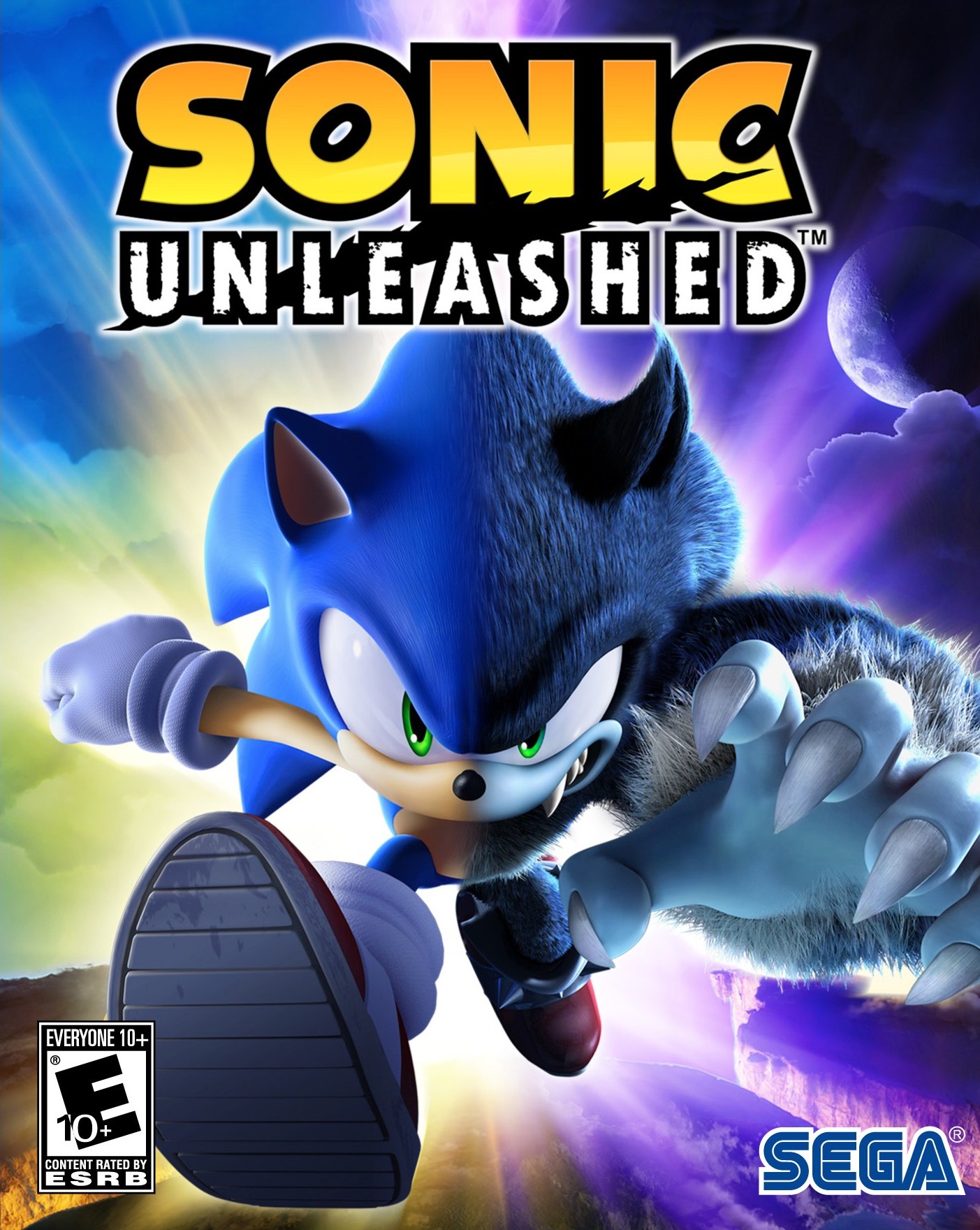 Coloring page - Sonic Unleashed