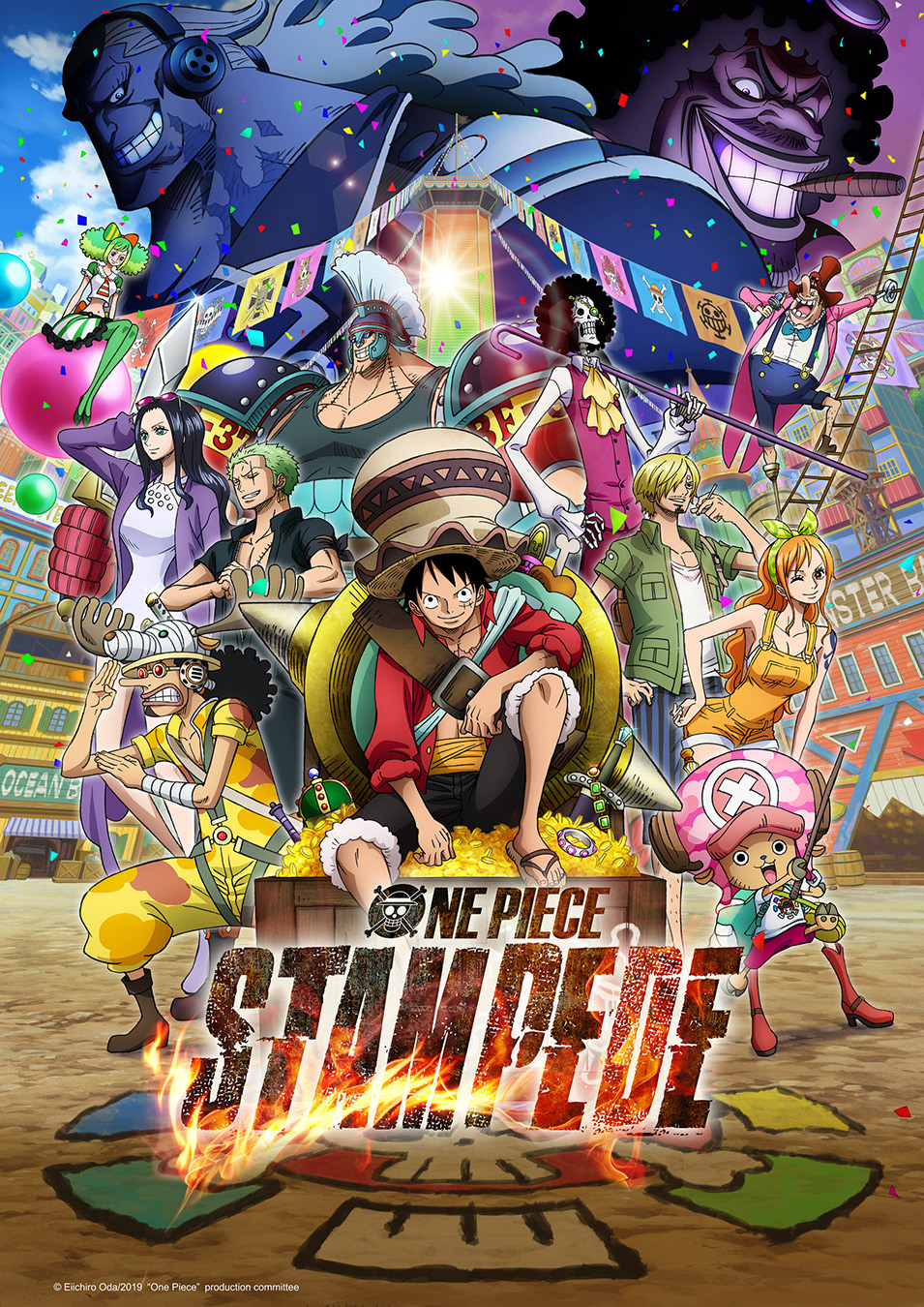 One Piece Film STAMPEDE Comic 10089 DVD File Japan Limited Movie Theater  Bonus