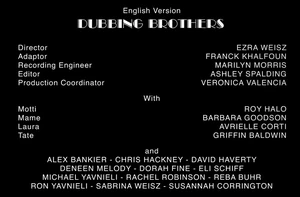 Wolkenbruch's Wondrous Journey Into the Arms of a Shiksa Credits