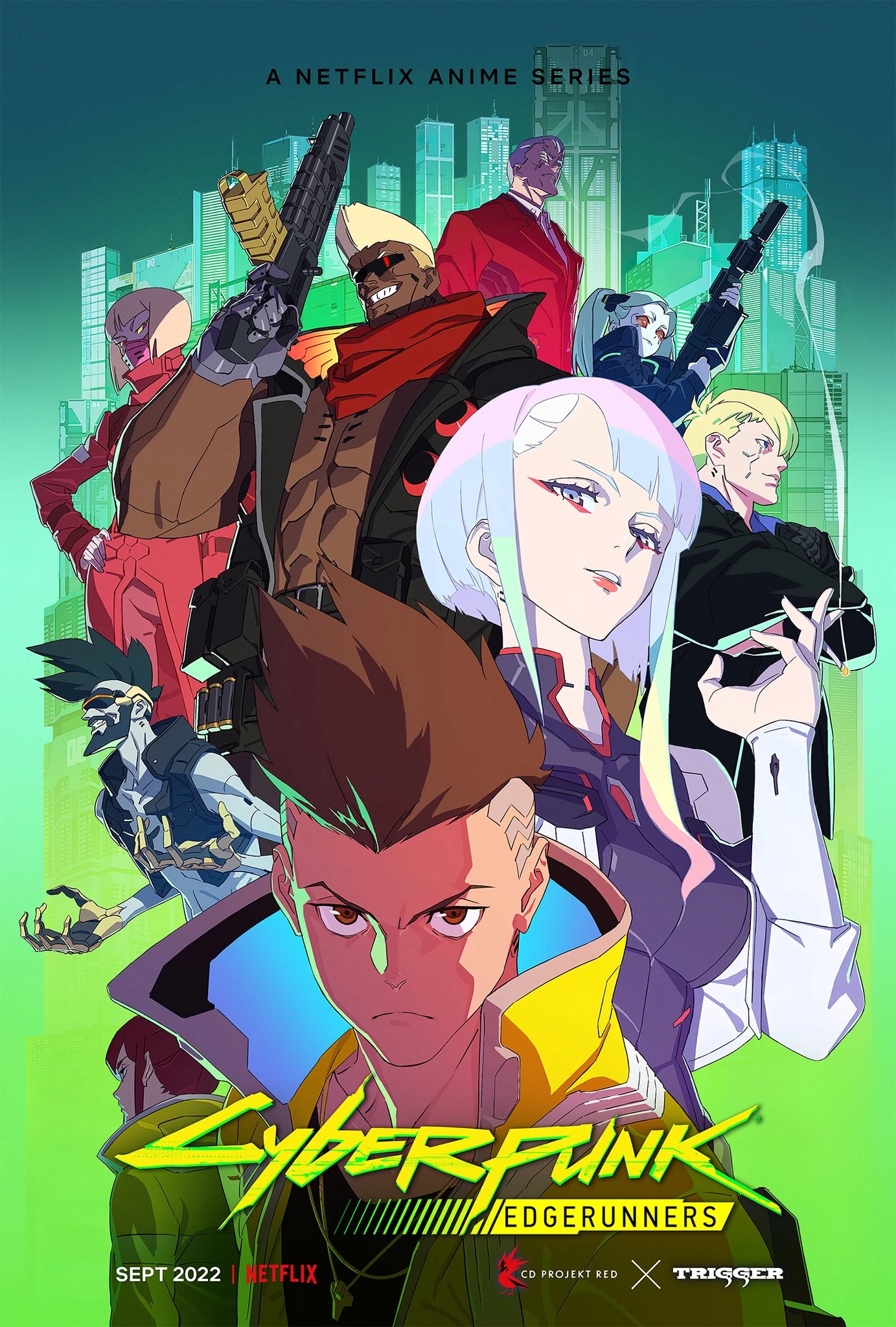 Cyberpunk: Edgerunners Anime Debuts a Colorfully Violent Clip